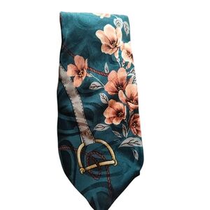 Vintage Floral Oscar de la Renta Tie